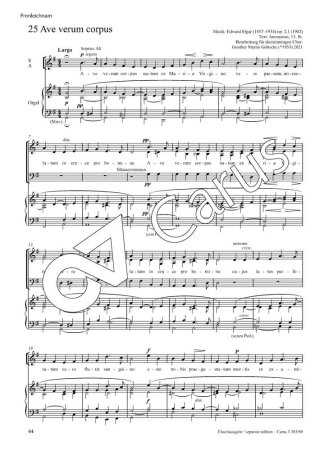 Preview: Ave verum corpus